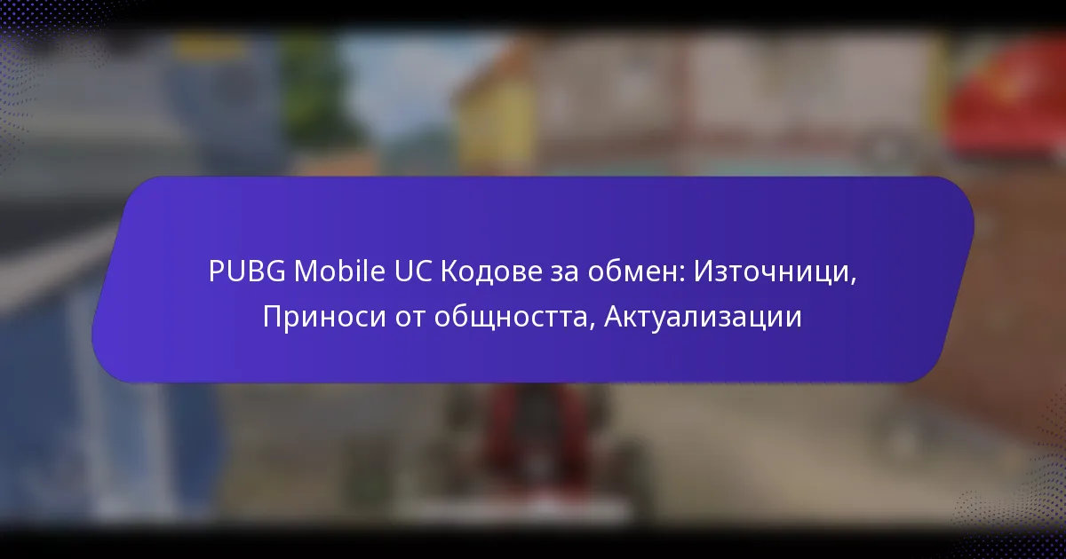 PUBG Mobile UC Кодове за обмен: Източници, Приноси от общността, Актуализации